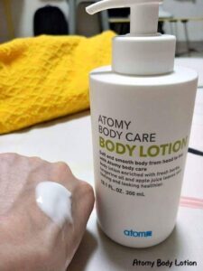 Body Lotion da Atomy